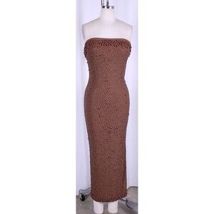 Rhinestones & Pearls Midi Dress